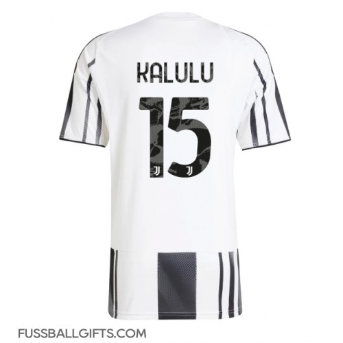 Juventus Pierre Kalulu #15 Fußballbekleidung Heimtrikot 2025-26 Kurzarm